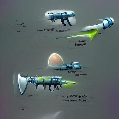 Futuristic Space Weapon Concept Art