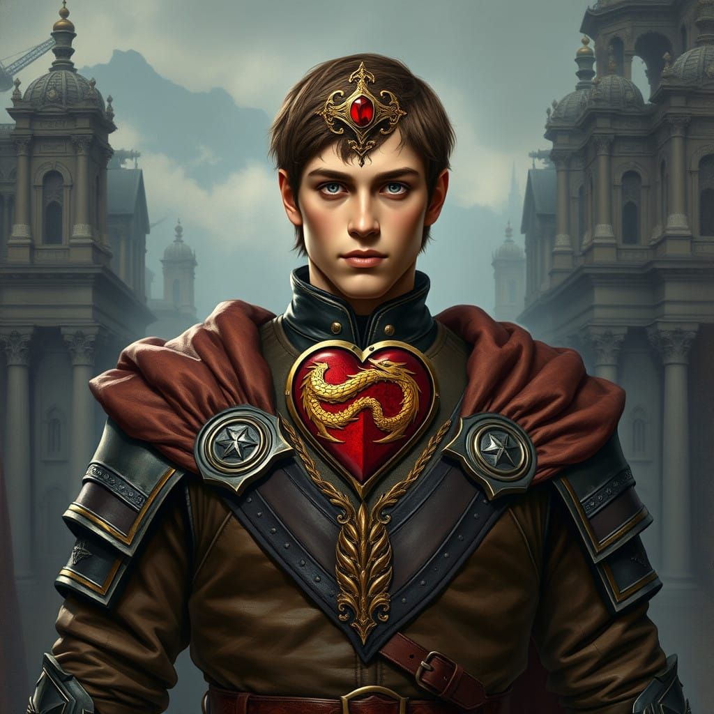 Regal Portrait of Cassius Septim in Imperial City Splendor