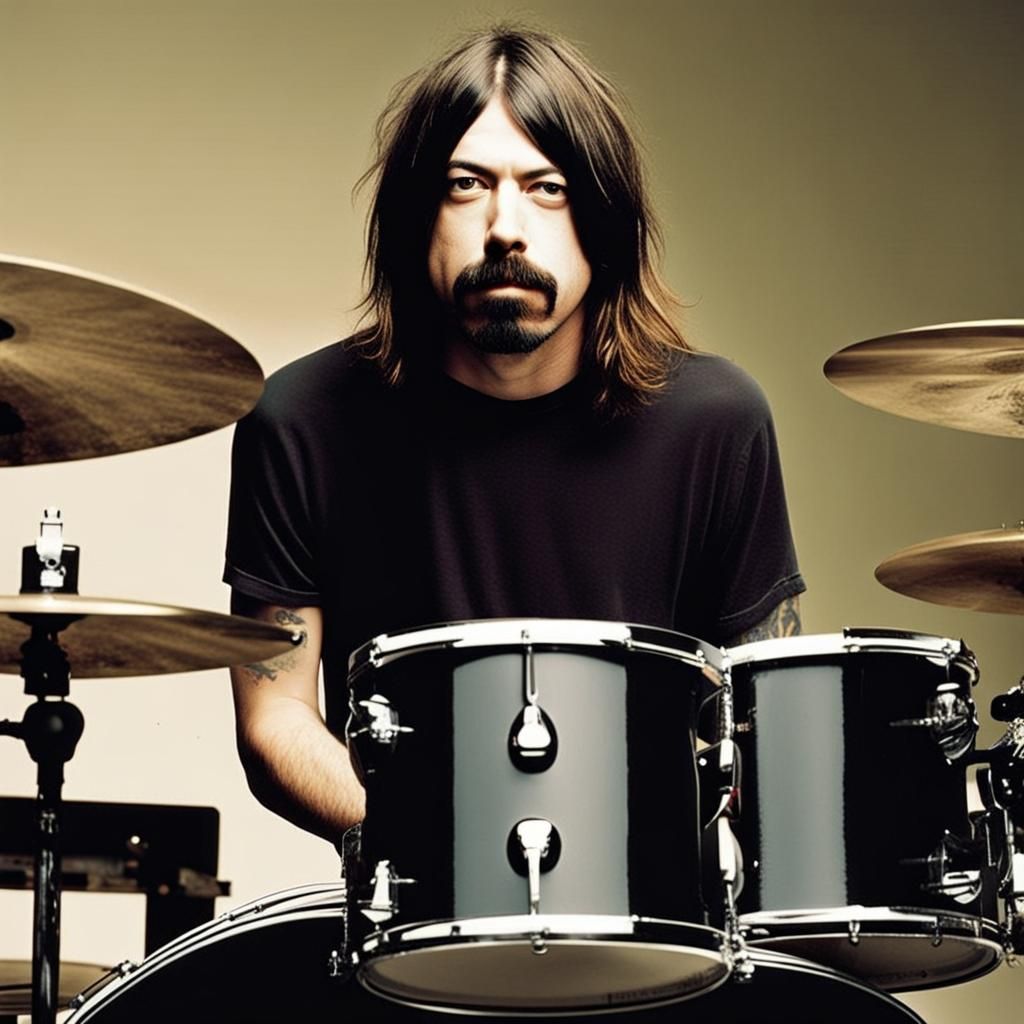 Nirvana Drummer and Foo Fighters Singer Resemblance