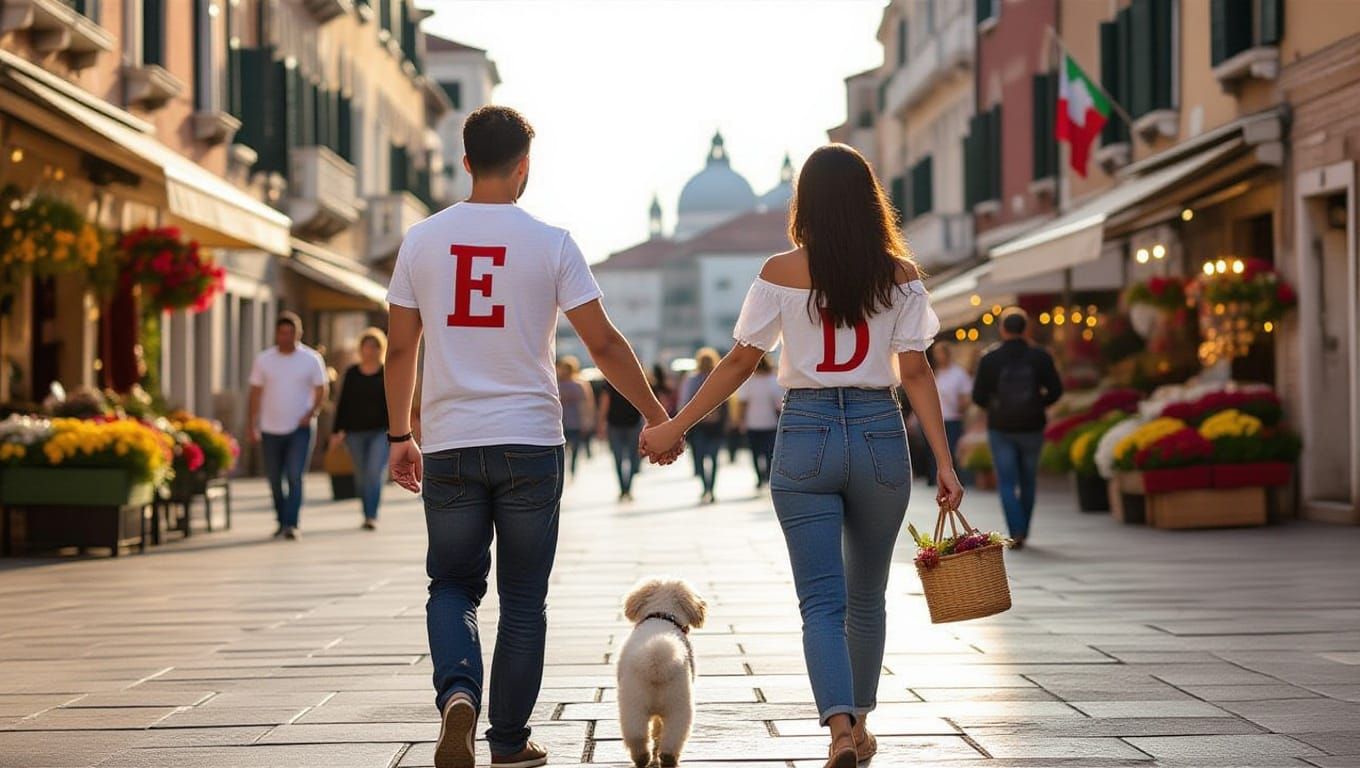 Latino Couple in Venice: A Photojournalistic Love Story
