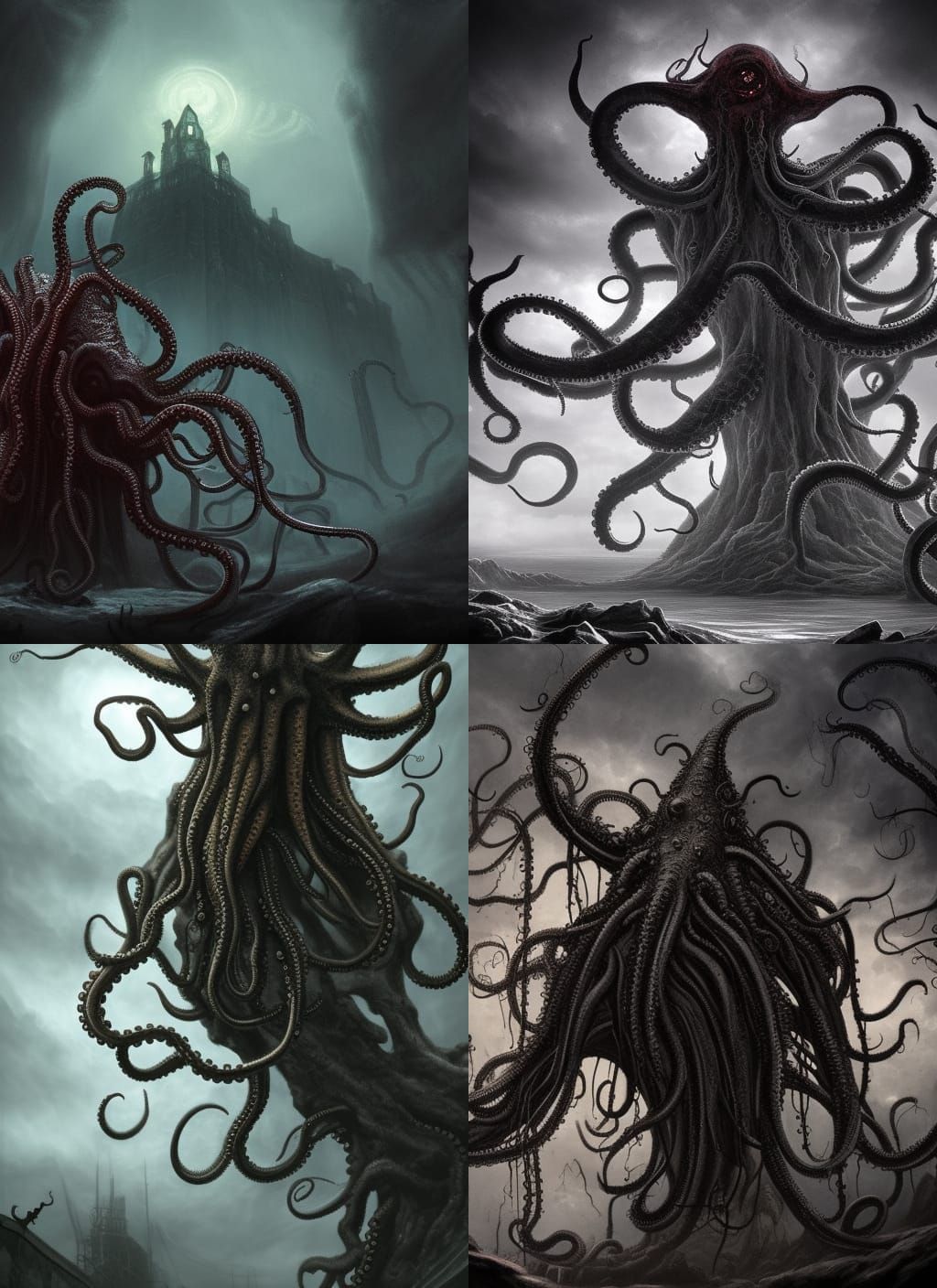 Tentacled Nightmare Arises in Dark Gritty Style
