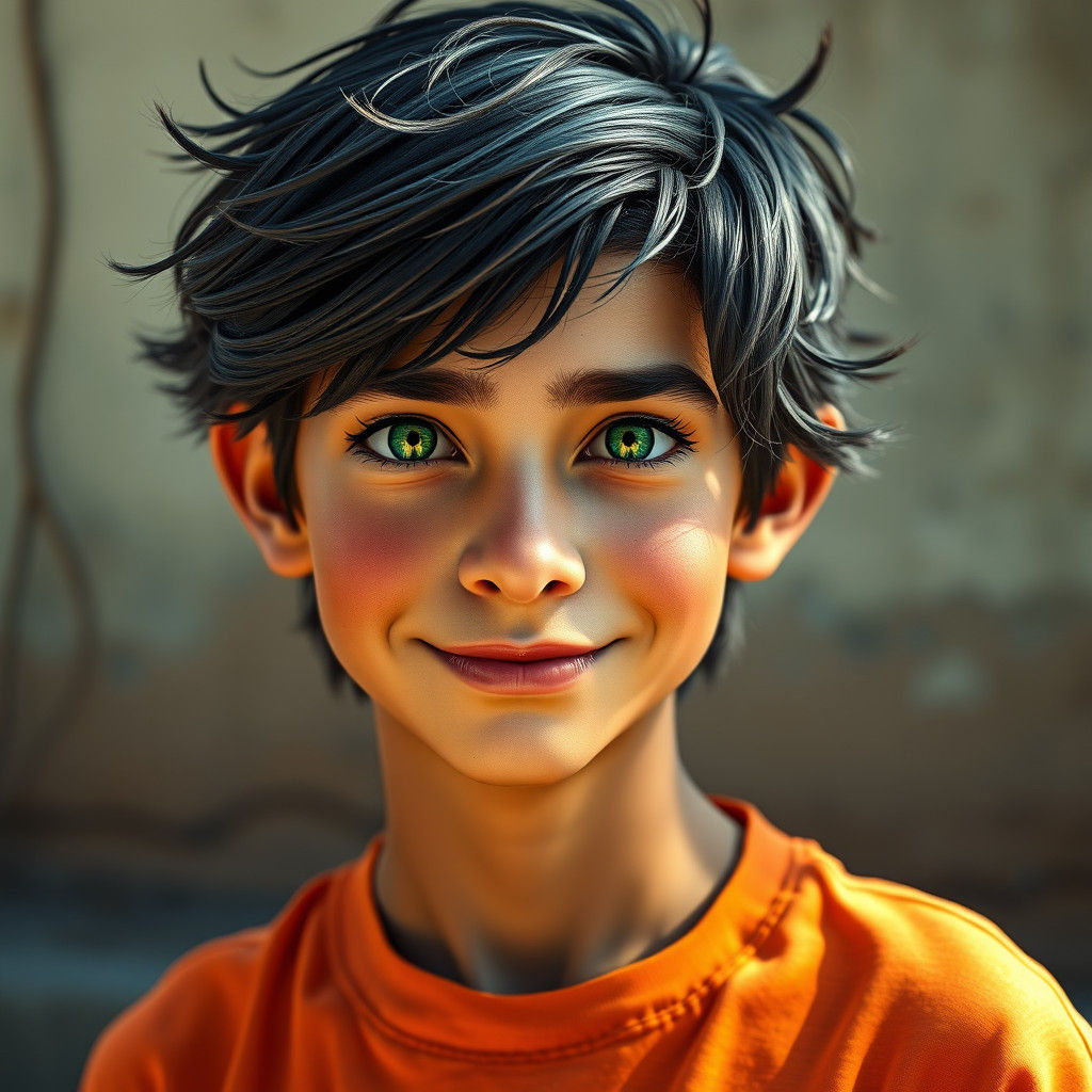Handsome Mischievous Teenager: Fantasy Concept Art