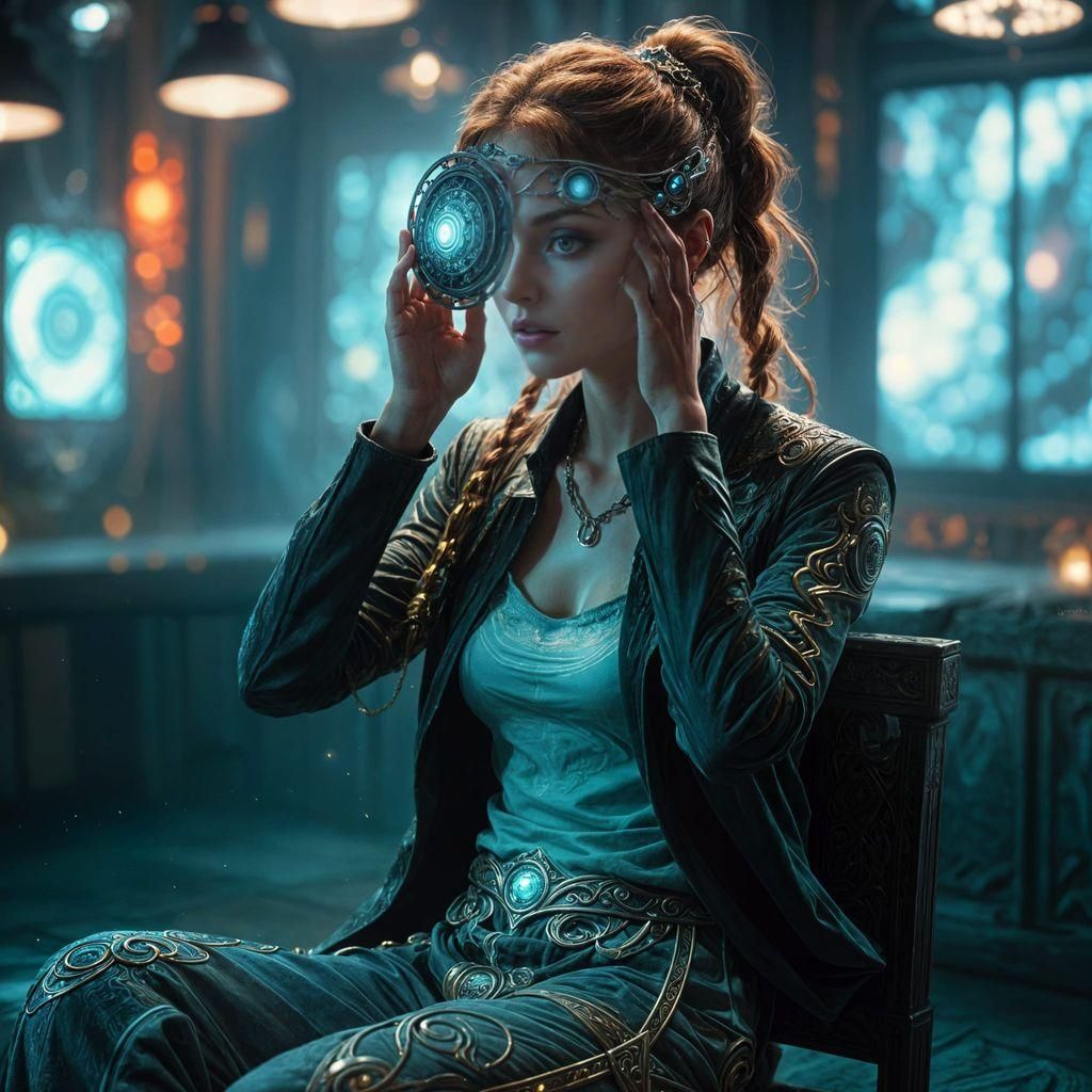 Hypnotic Fantasy Art in Detailed Matte Painting