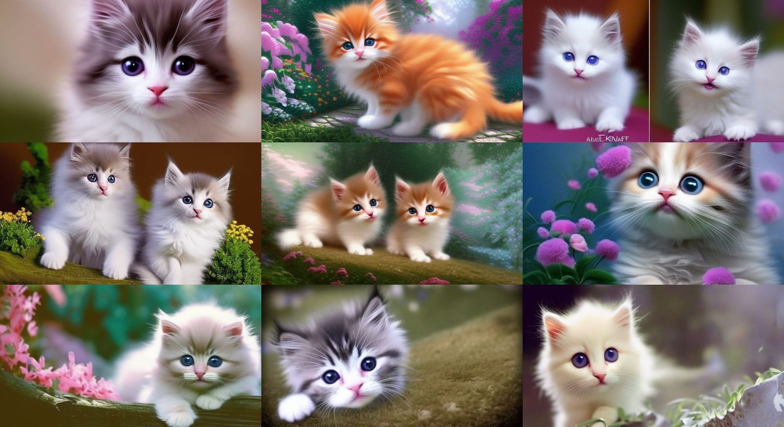 Kitten and Crab: Surreal Ethereal Friendship