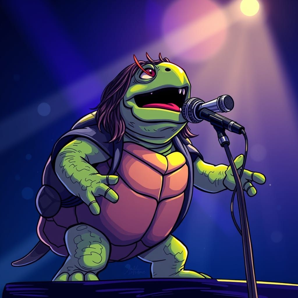 Ozzy Osbourne as Turtle: Manga Farewell Concert