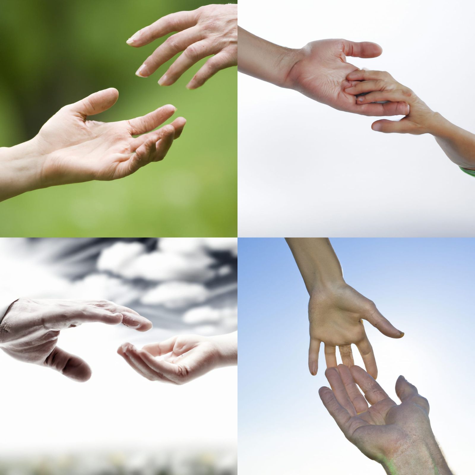 Image of Helping Hands Reaching Out