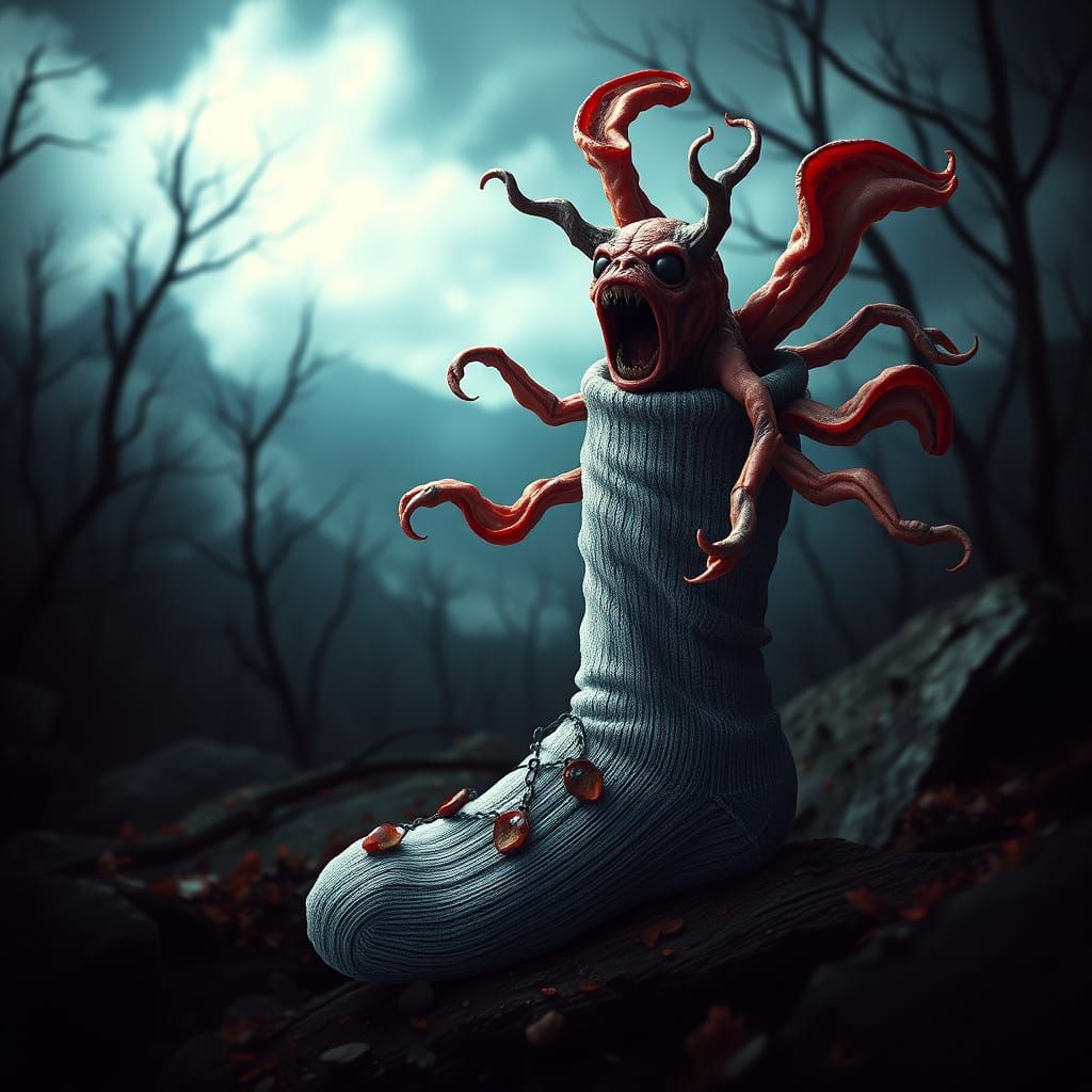 Bacon Civilization Unfolds within a Forgotten Sock