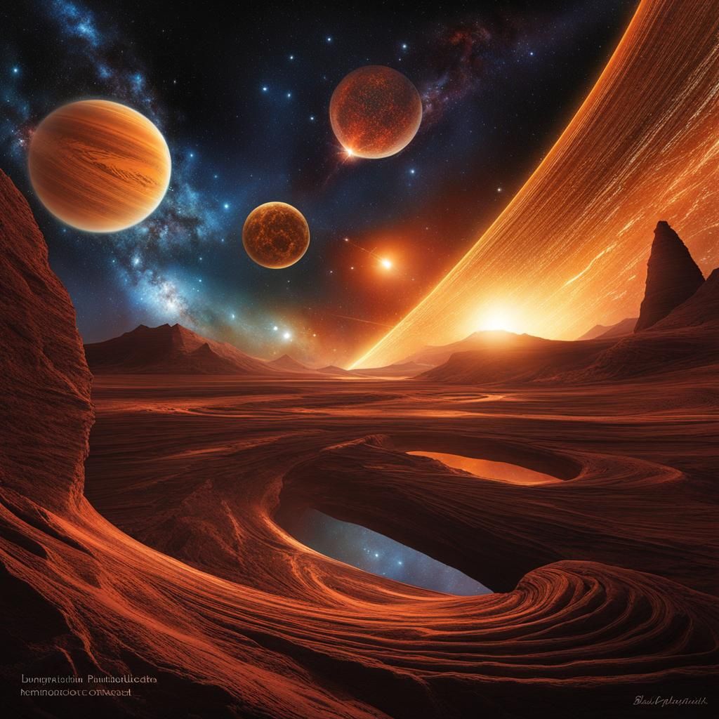 Dynamic Nebula in Blaxploitation Style