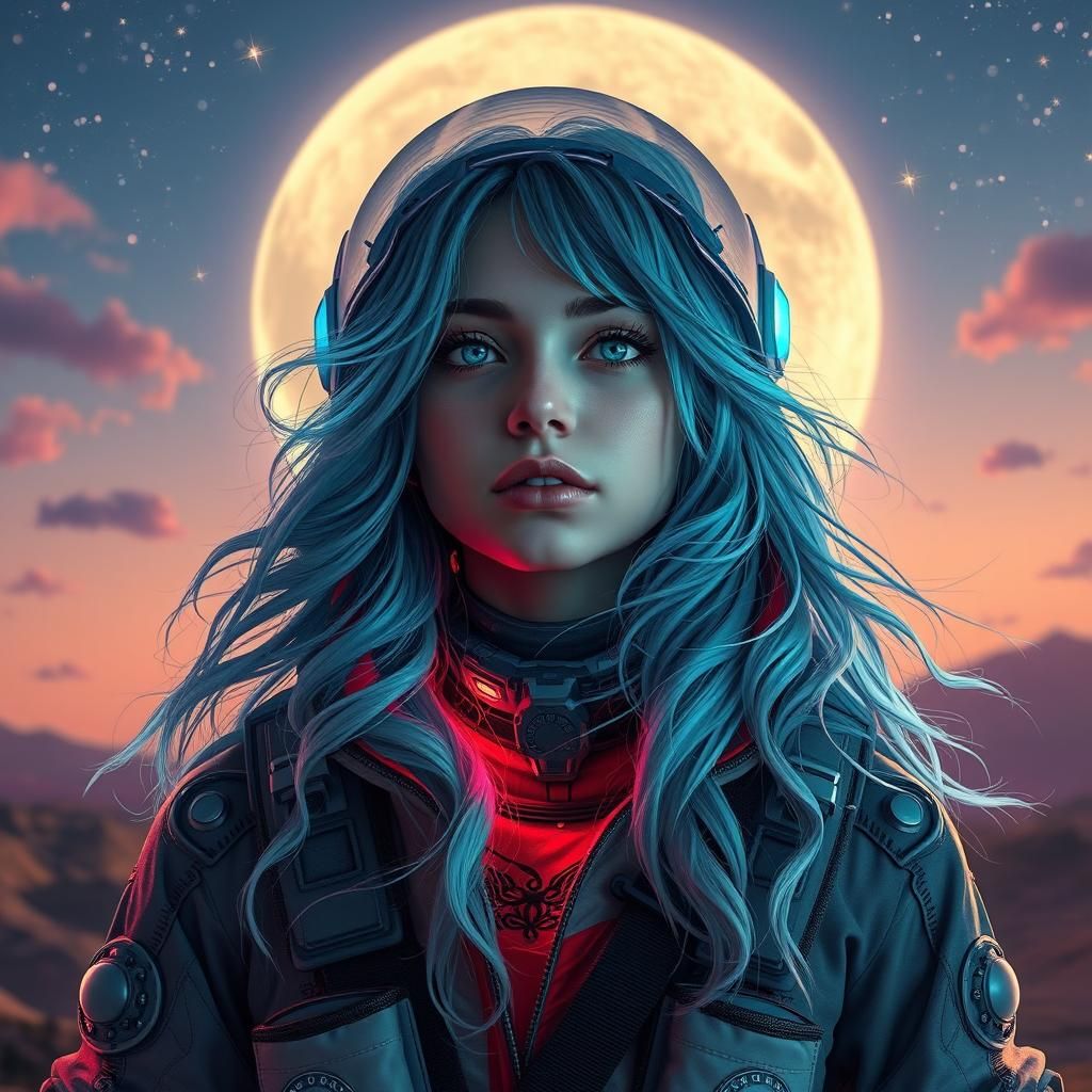 Billie Eilish as Space Cowboy in Dreamy Lunar Scene
