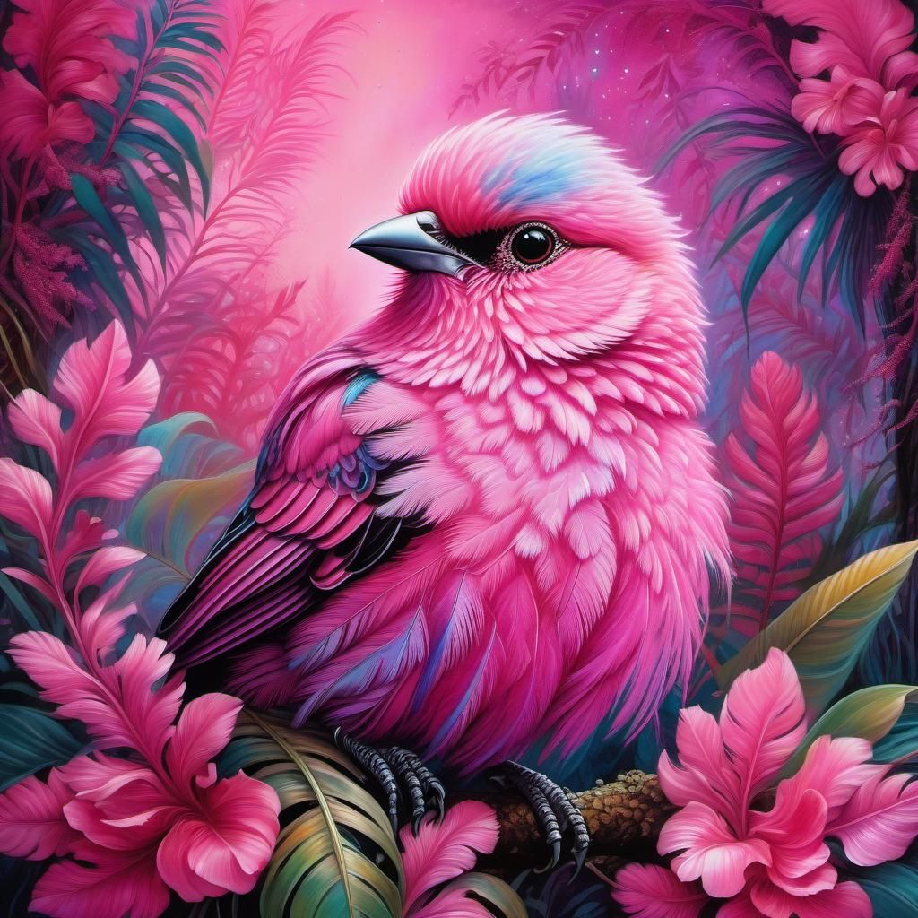 Pink Baby Bird