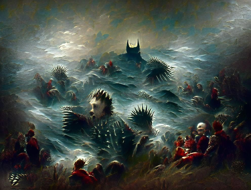 Voyage Through the Spiky Sea
