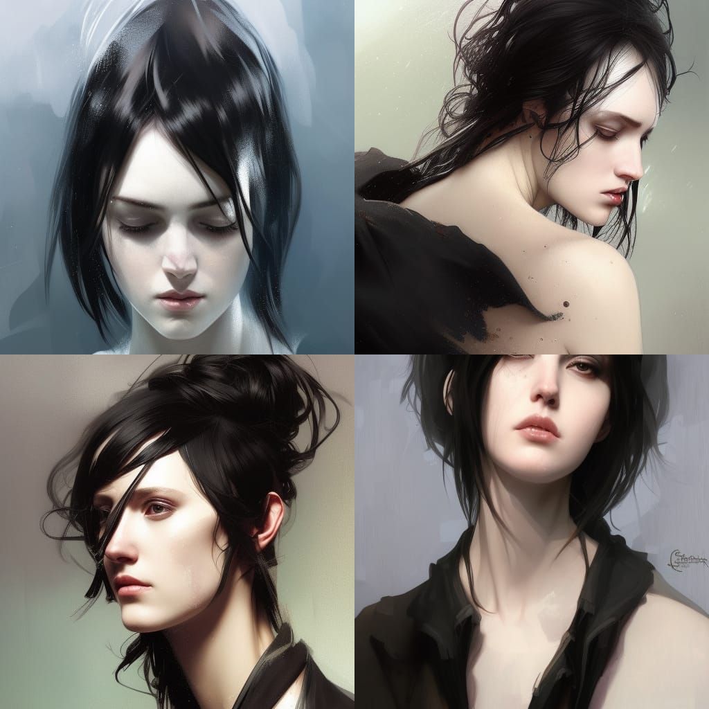 Detailed Portrait of a Woman in Digital Art Style