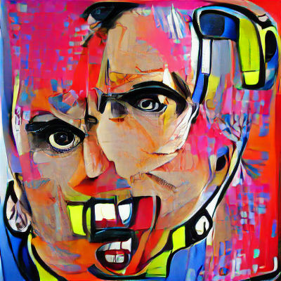 Simple Portrait of Person with Shock Collar