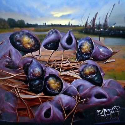 Phazon Pods and Ooze: Realistic Oil Painting