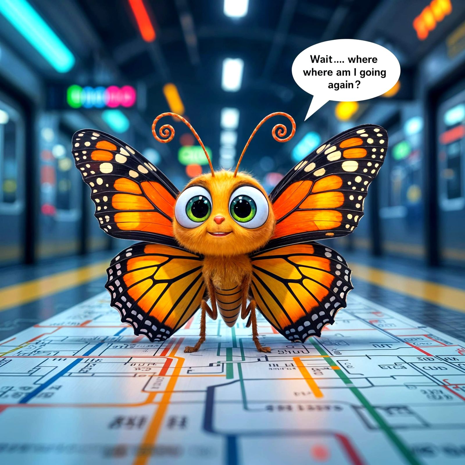Confused Butterfly