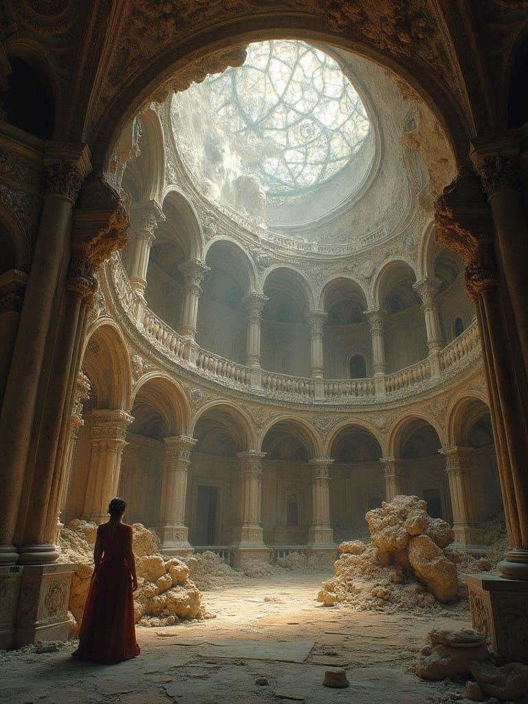 Within a Reflectigraphic Photoimpasto Living Dome, Finally H...