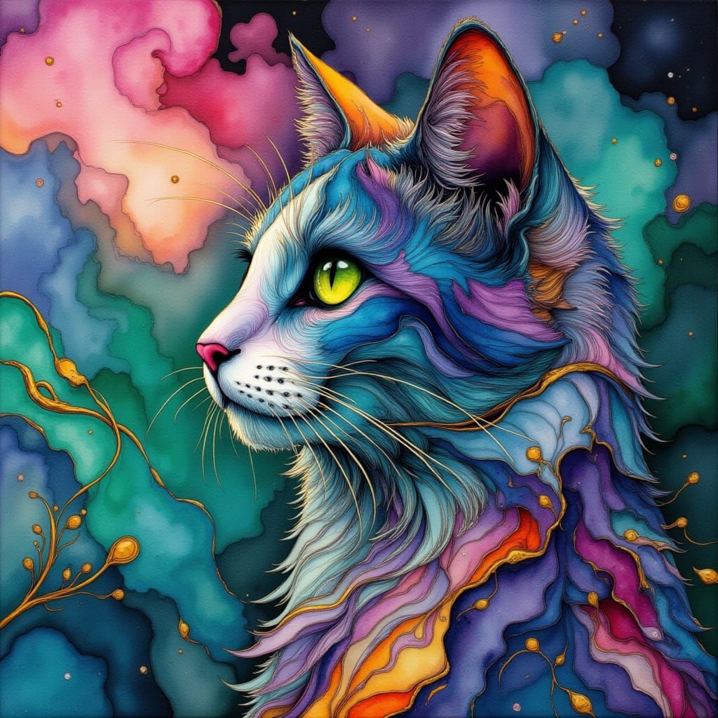 <lora:CalliFlow:1.0> <lora:Neurographic Ink - 2:1.0> Close 3...