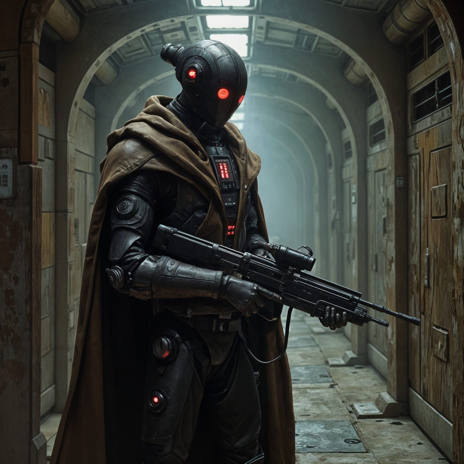 HK-47: Cyberpunk Android in Star Wars Galaxy