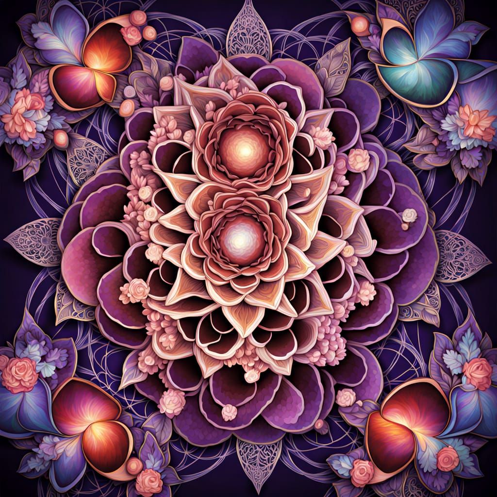 Quantum Sacred Geometry in 3D Line Drawings