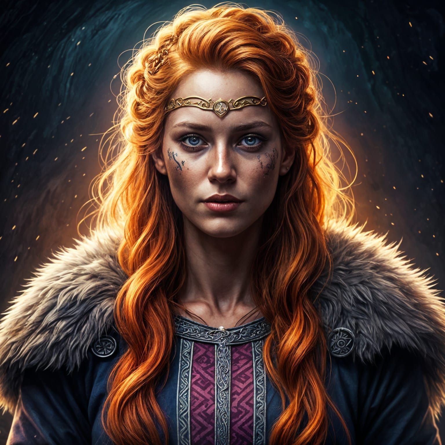 Viking Goddess Hlin Listens to Prayers