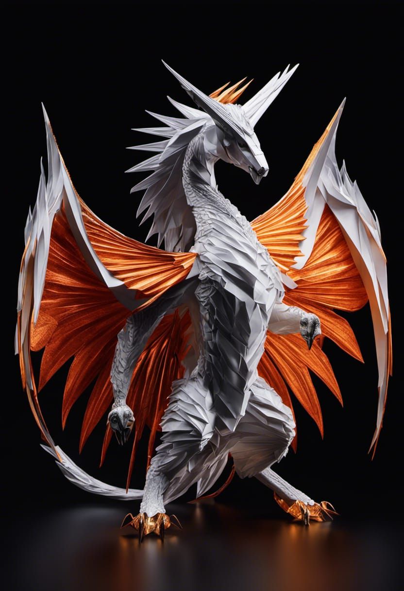 Origami Dragon Warrior