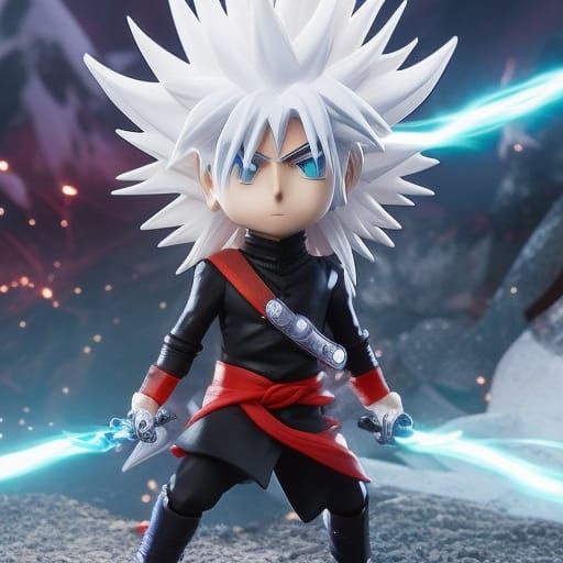 Electric Ninja Killua in Anime Battle Scene