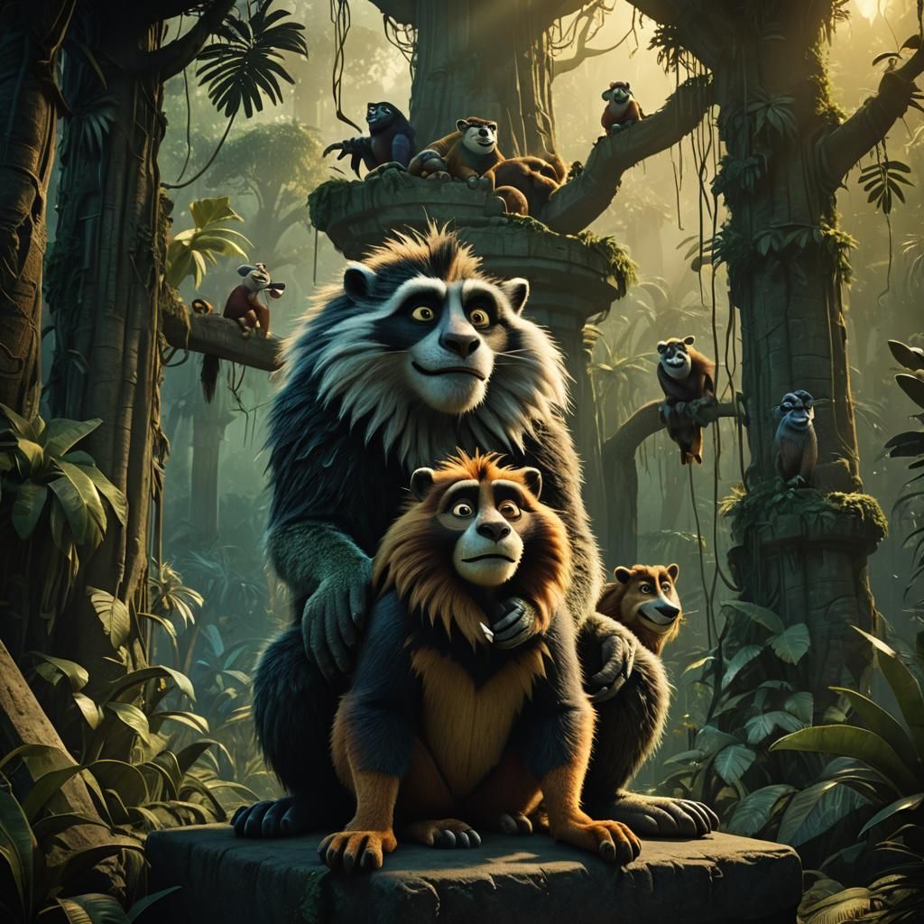 Jungle Kings in Film Noir Style