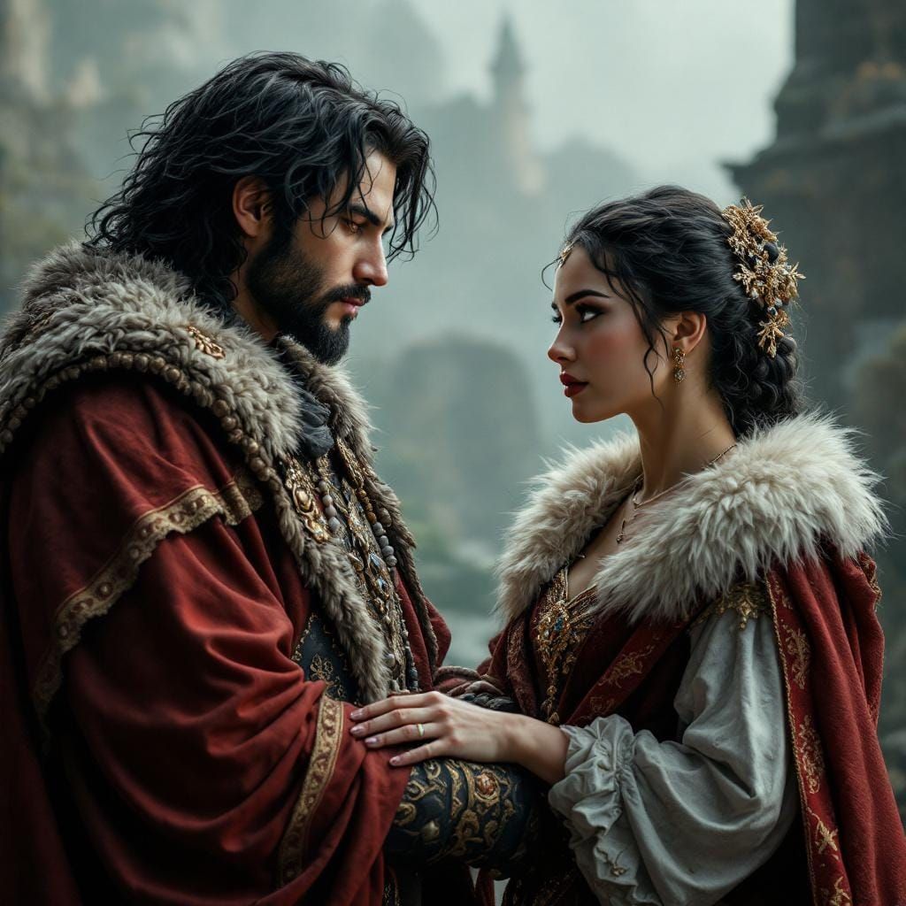 Queen and King: Passion and Confrontation