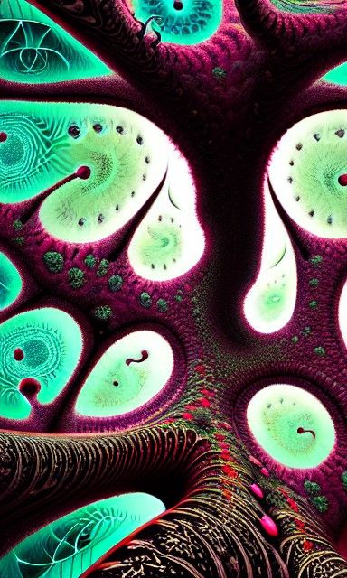 Psychedelic Fractal Roots of a Universal Tree