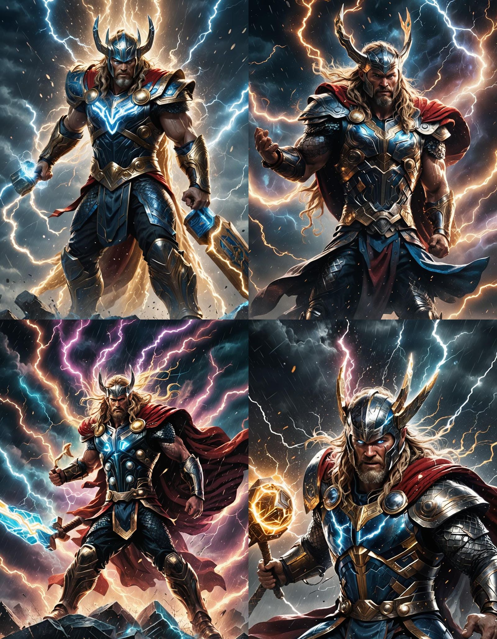 Cosmic King Thor Ready for Battle