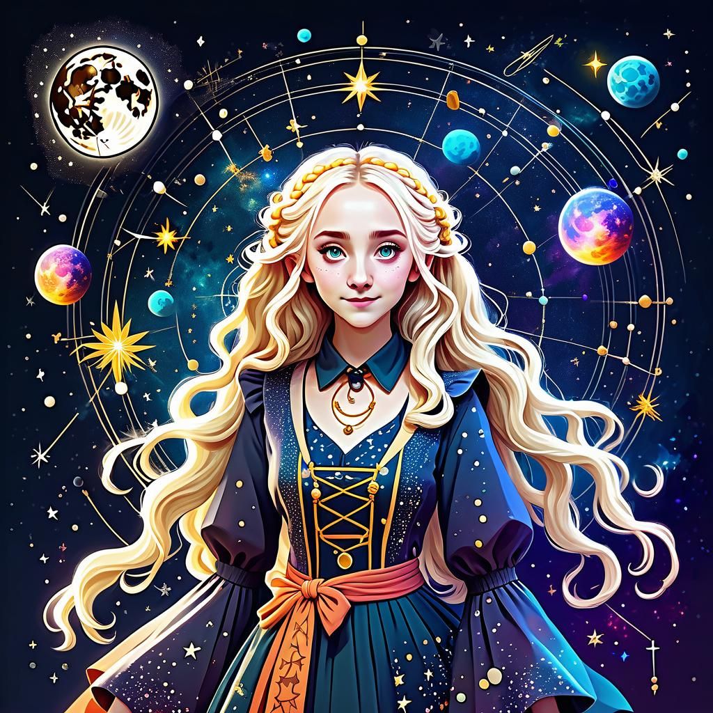 Whimsical Luna Lovegood at Constellation Ceremony