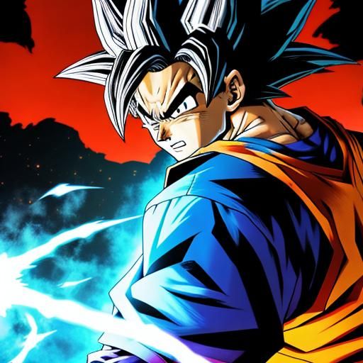 Sans and Goku Fusion: A Digital Art Mashup