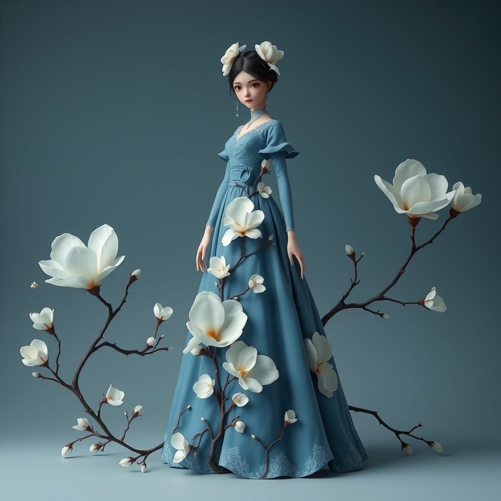 Wedgewood Doll in Fantasy Porcelain Style