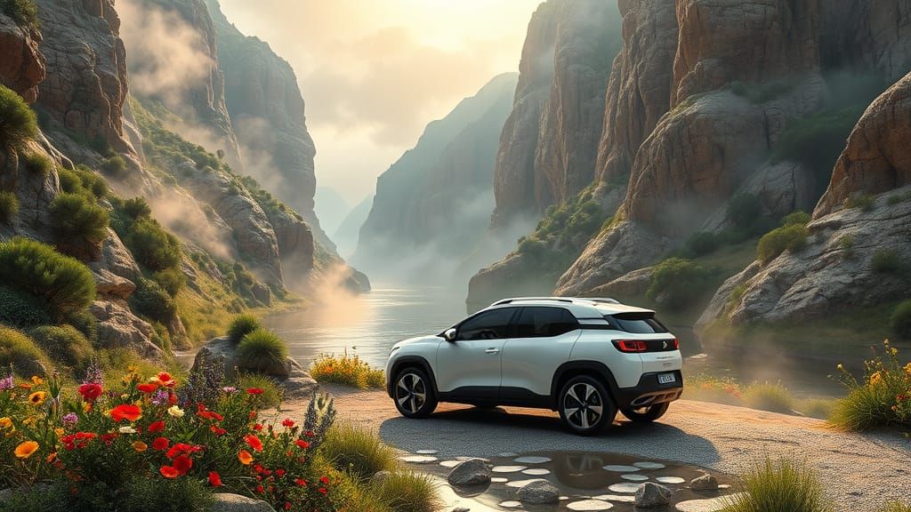 Whimsical 2025 Citroën Concept in Majestic Mediterranean Can...