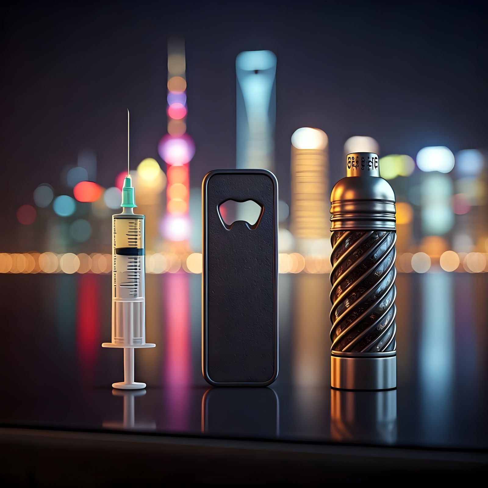 Miniature Shanghai Skyscrapers as Functional Objects