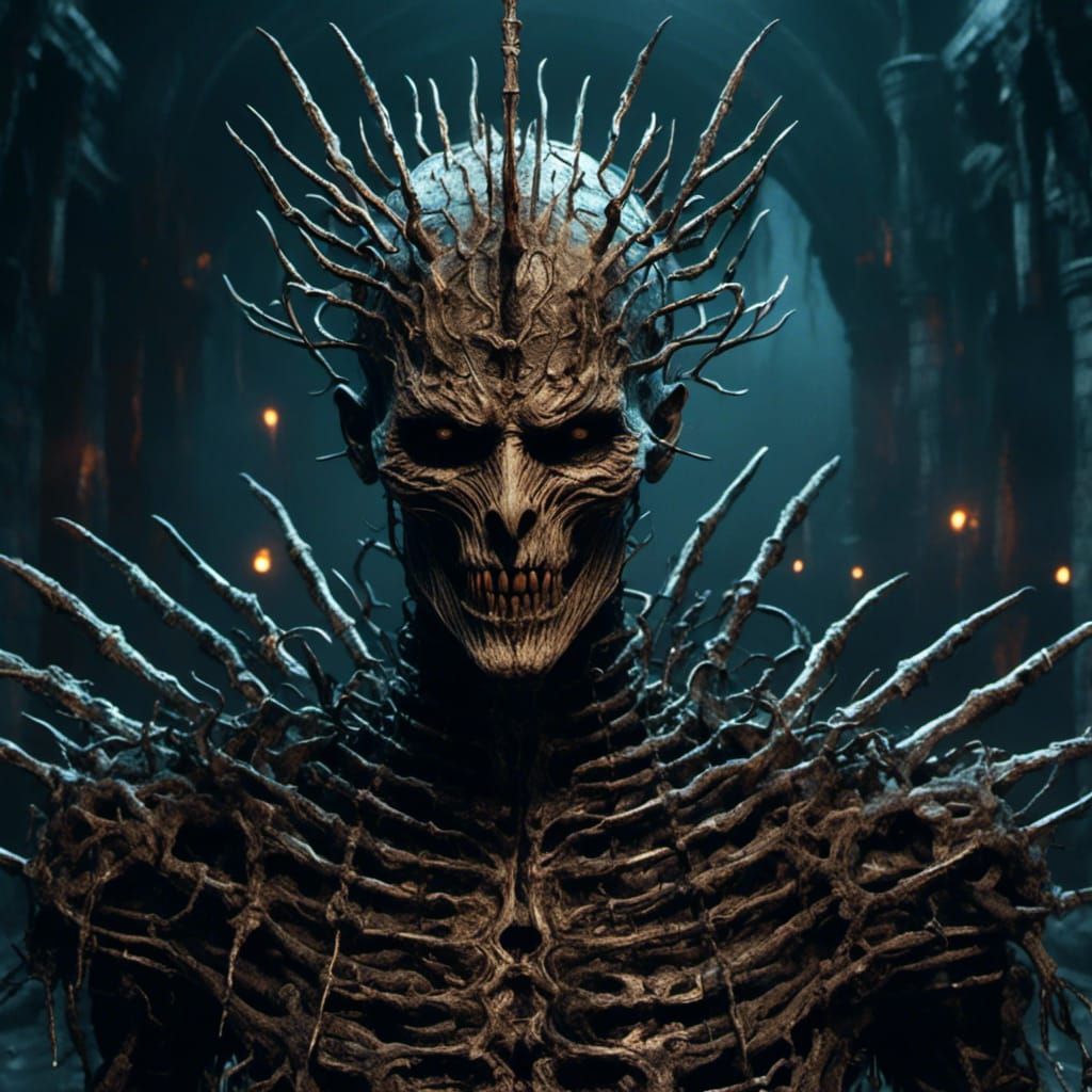 Detailed Matte Painting of Pinhead in 8k