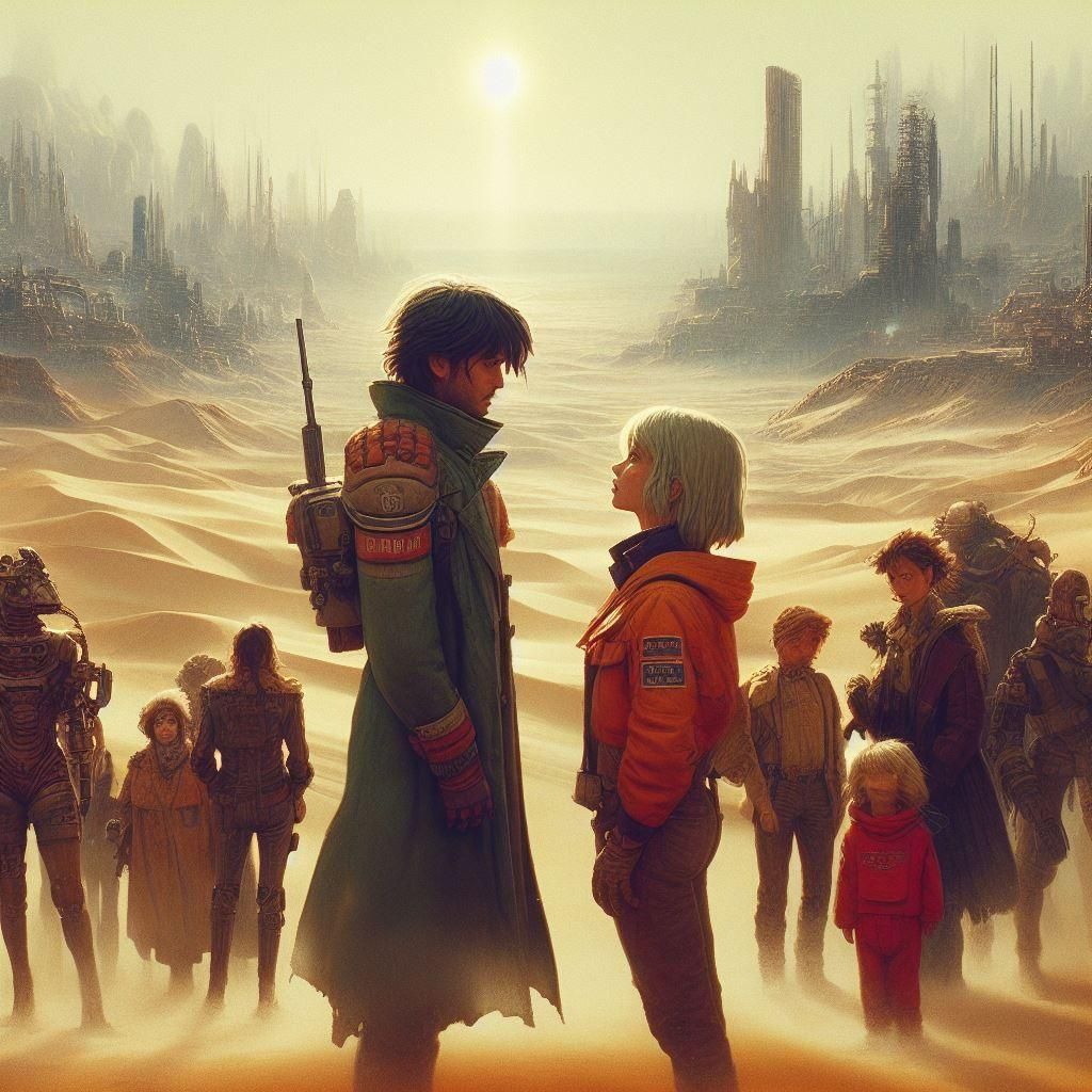 Visions of a Sci-Fi Future Imagined by AI