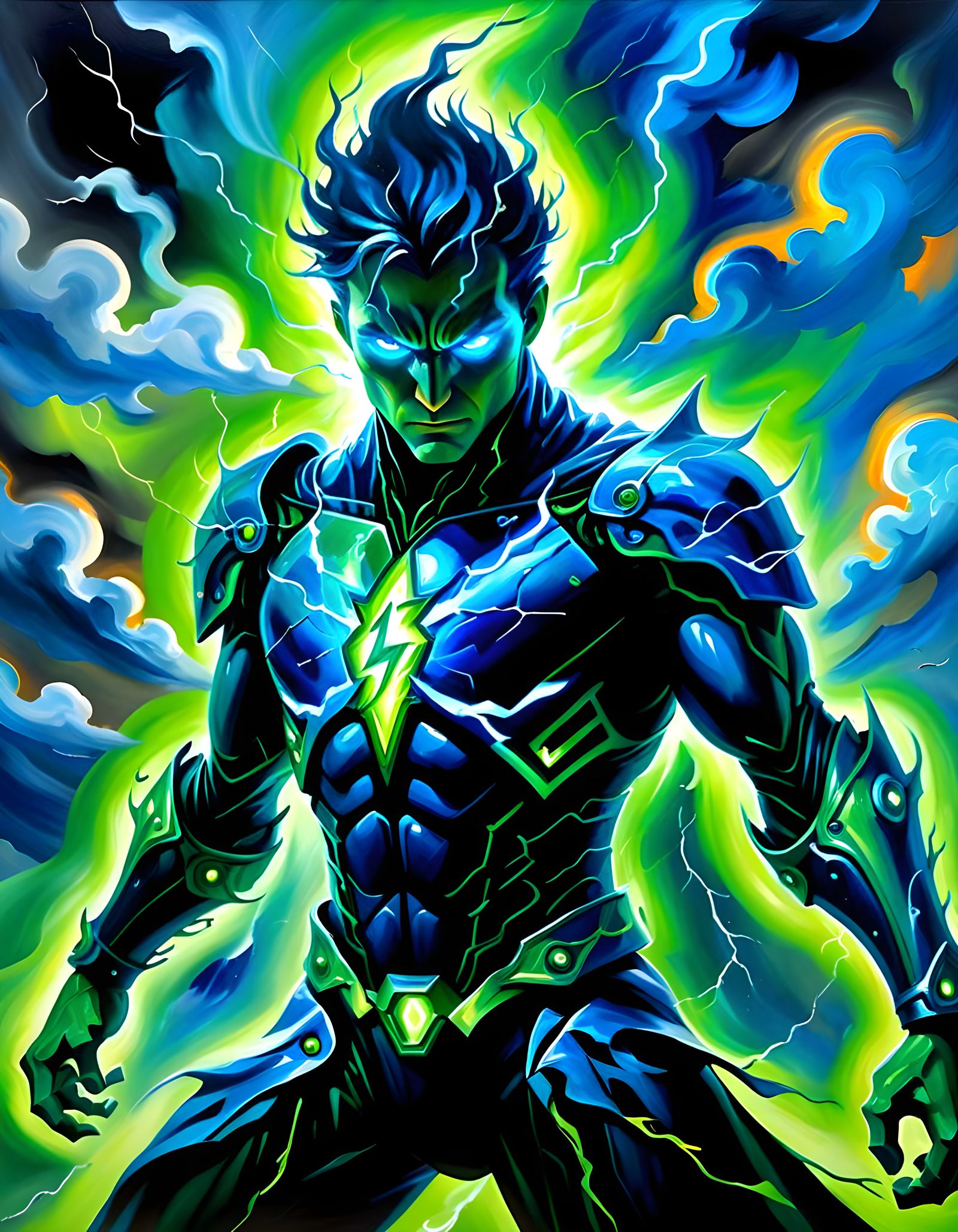 Storm God of Shadow and Lightning