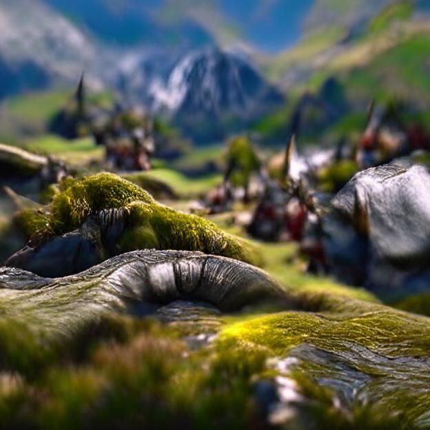 Fantasy Landscape Inspired by Middle-earth
