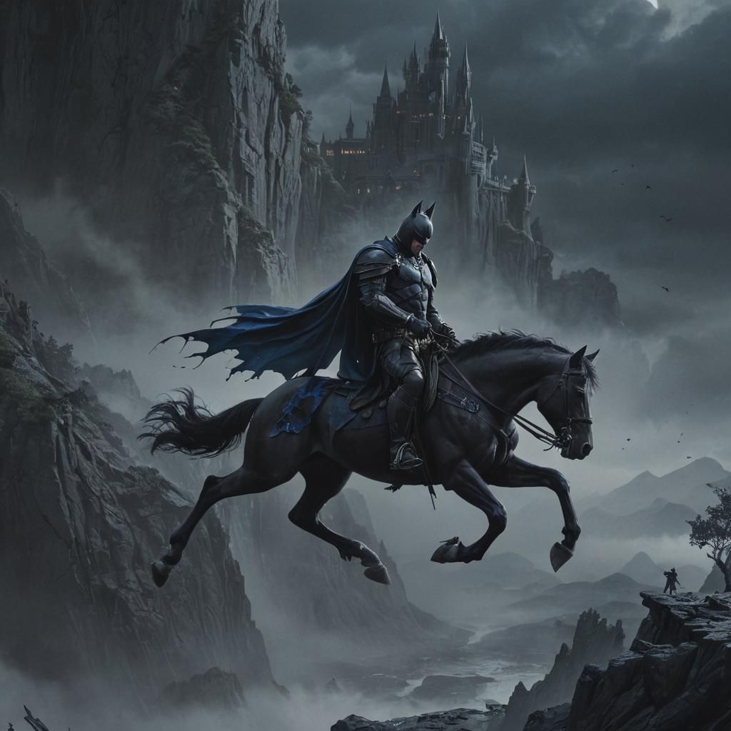 Dark Knight Rides Forth: Fantasy Concept Art