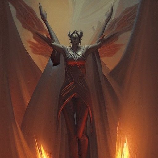 Sinister Scene Inspired by Greg Rutkowski