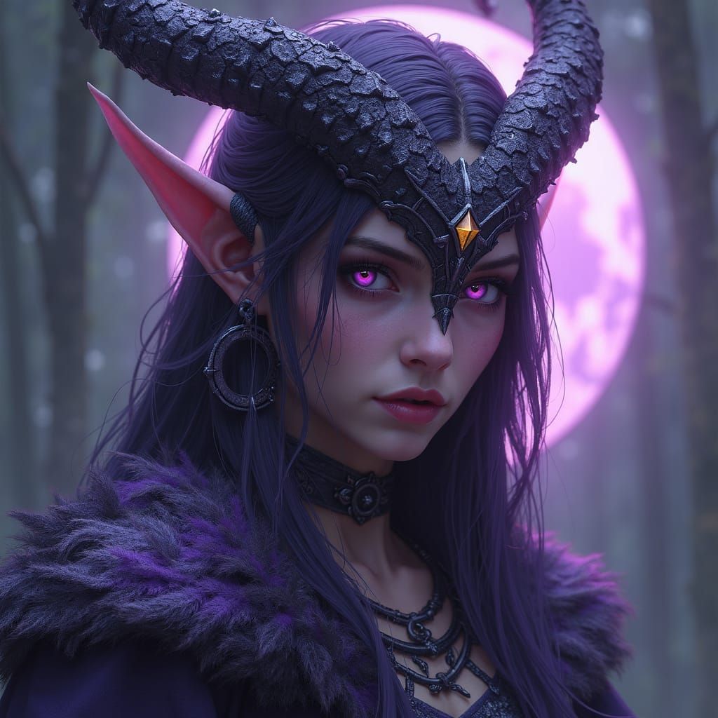 Dark Fantasy Druid Elf Viking Warrior Masterpiece