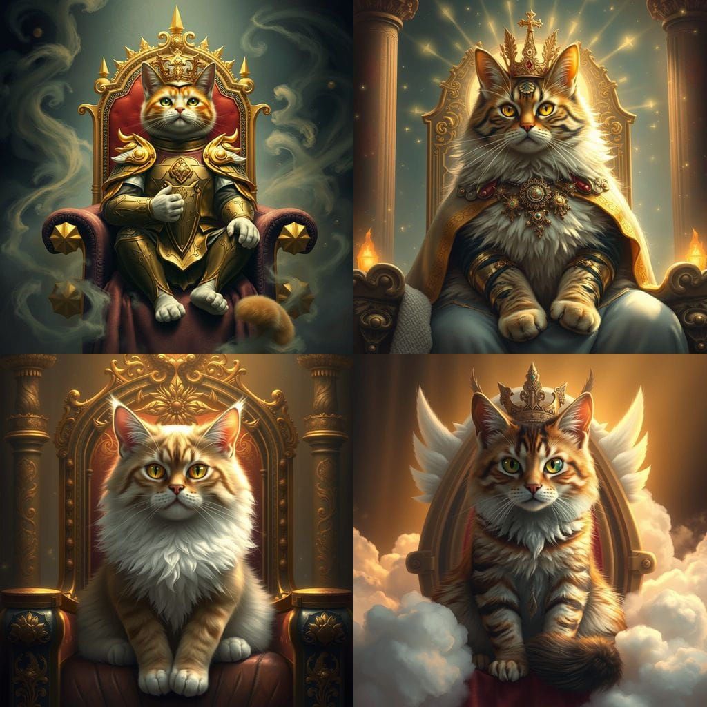 If God Was a Cat: A Whimsical Concept