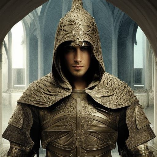 Epic Knighting Ceremony: A Digital Matte Painting