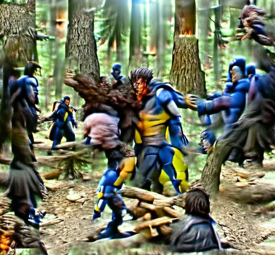 X-Men Face Apocalypse in Forest Battle