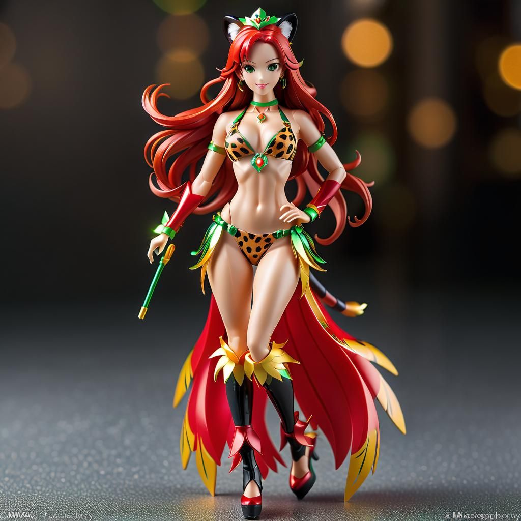 Brazilian Carnival Girl: Collectible Action Figure