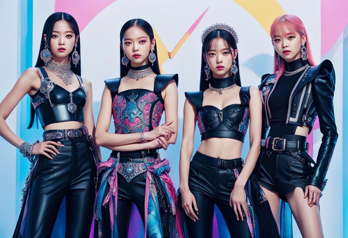 Blackpink Fantasy Portrait in Hyperrealistic Style