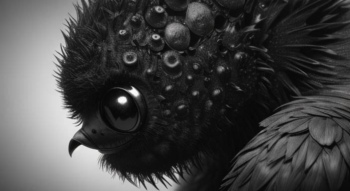 Detailed Botfly Larva in Rembrandt Lighting