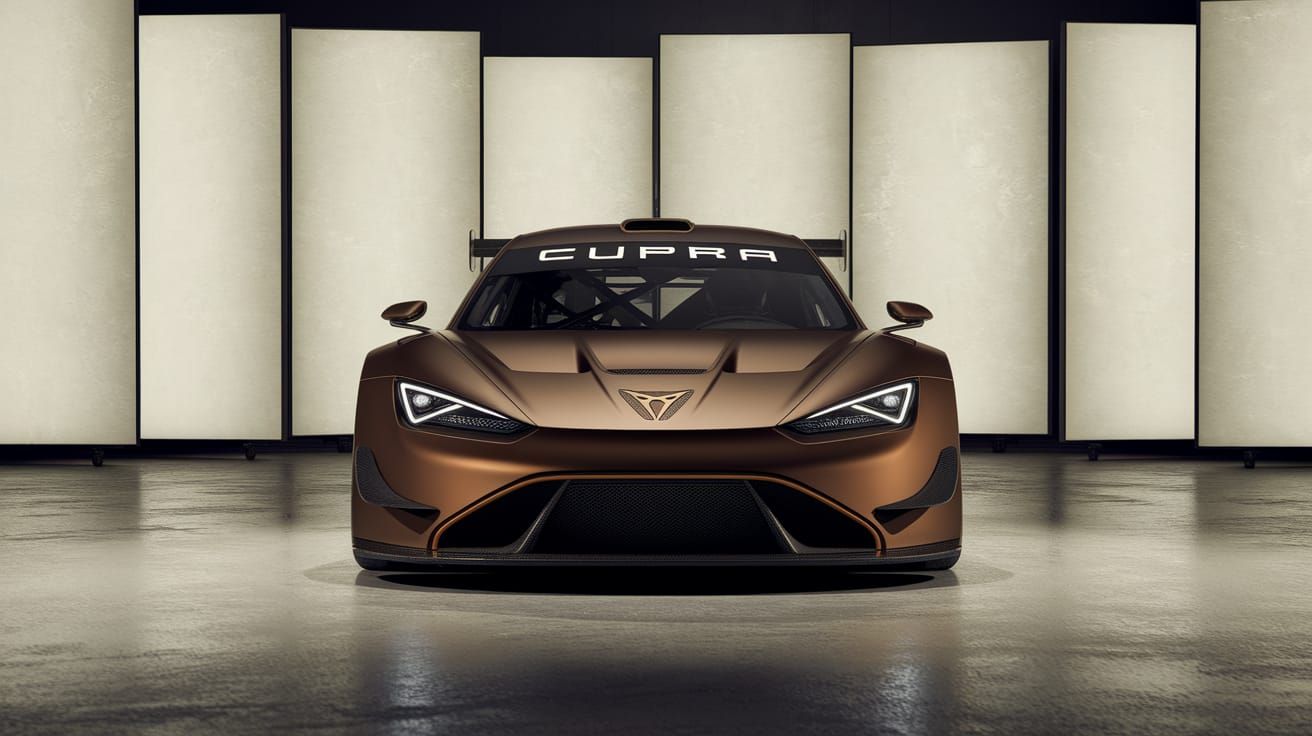 Sleek Cupra Dark Rebel Vision GT3 in Ultra-Realistic Studio ...