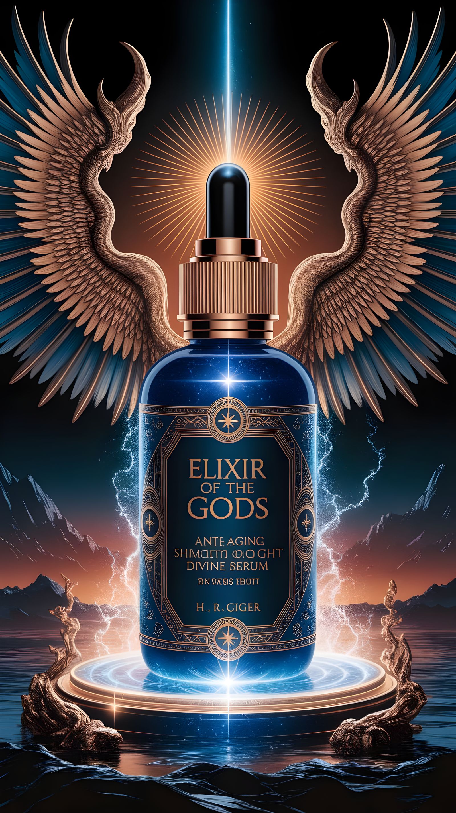 Elixir of the Gods: Divine Beauty in Dark Fantasy